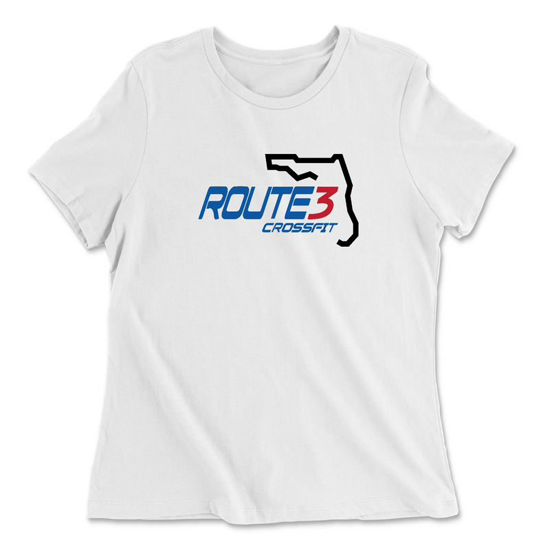 Womens 2X-Large WHITE Relaxed Jersey T-Shirt