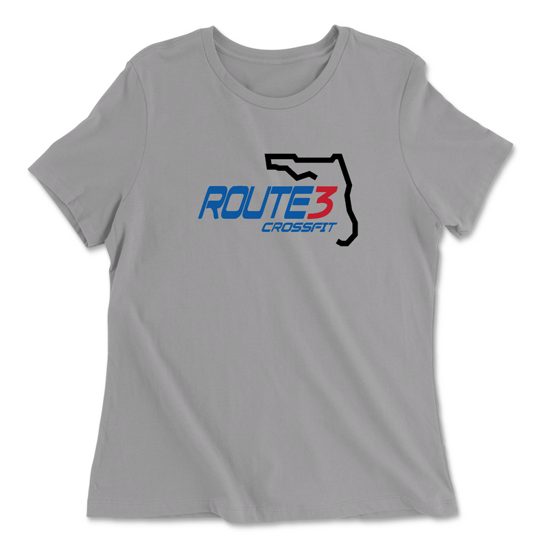 Womens 2X-Large SOLID_ATHETIC_GREY Relaxed Jersey T-Shirt