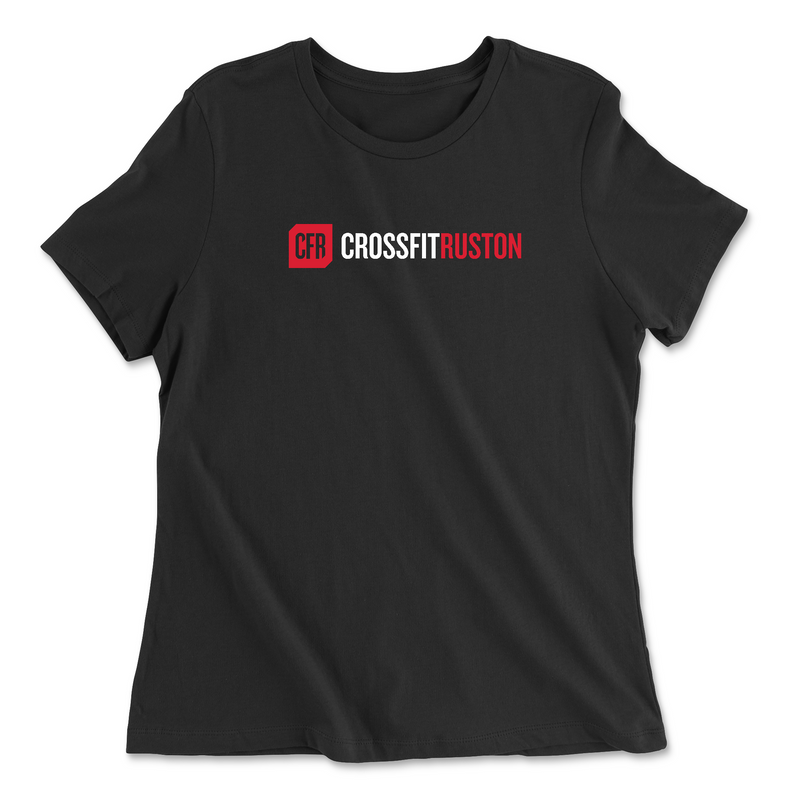 CrossFit Ruston CFR (White) Womens - Relaxed Jersey T-Shirt
