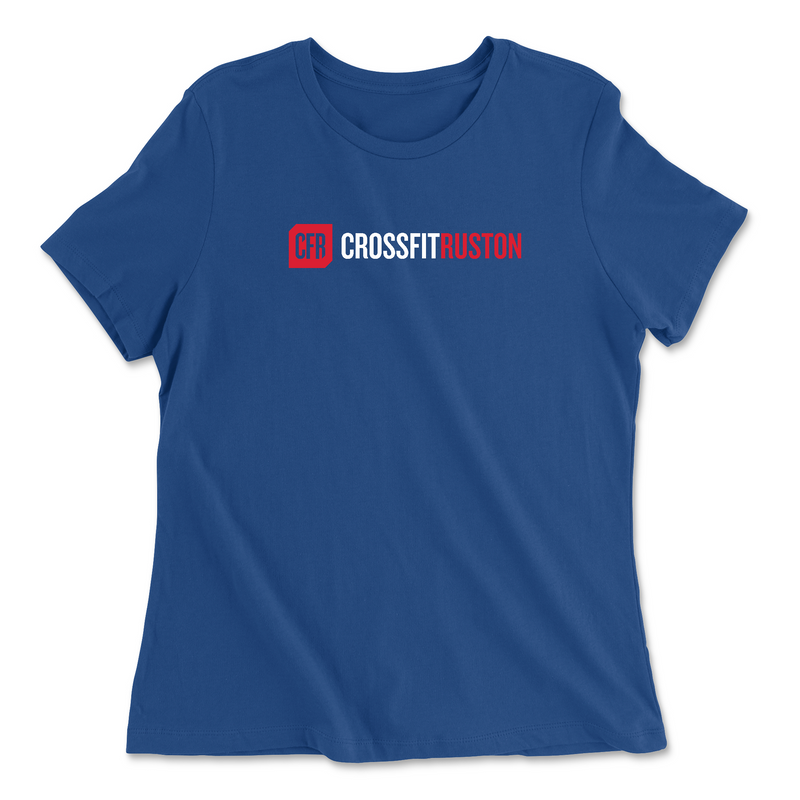 CrossFit Ruston CFR (White) Womens - Relaxed Jersey T-Shirt
