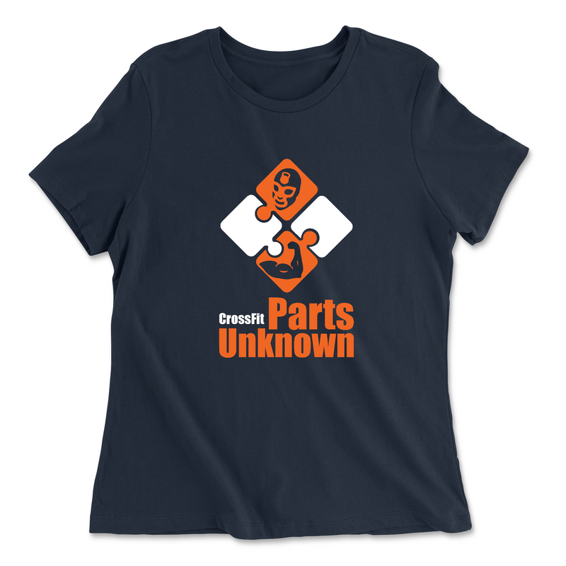 Womens 2X-Large NAVY Relaxed Jersey T-Shirt
