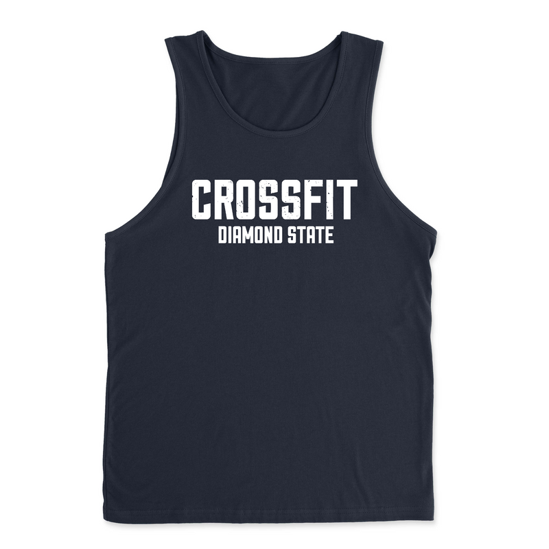 CrossFit Diamond State Standard (White) Mens - Tank Top