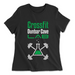 Womens 2X-Large BLACK Relaxed Jersey T-Shirt