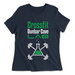 Womens 2X-Large NAVY Relaxed Jersey T-Shirt