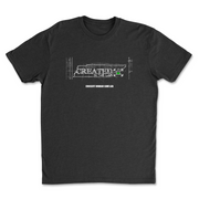 Mens 2X-Large BLACK T-Shirt