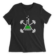 Womens 2X-Large BLACK Relaxed Jersey T-Shirt