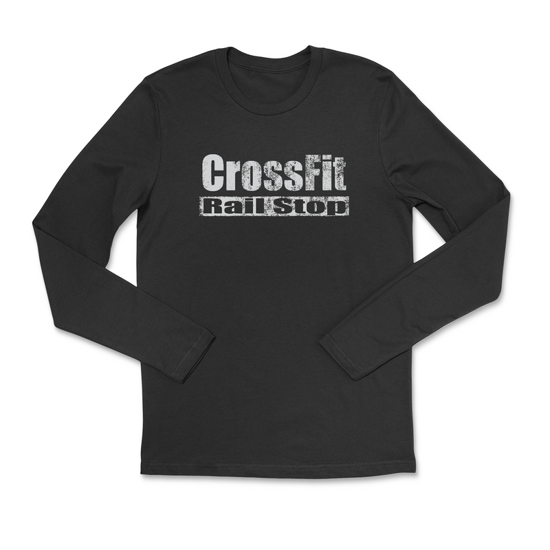 CrossFit Rail Stop Distressed Mens - Long Sleeve