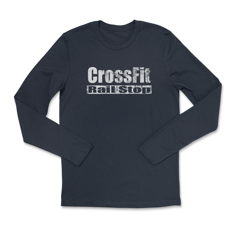 CrossFit Rail Stop Distressed Mens - Long Sleeve