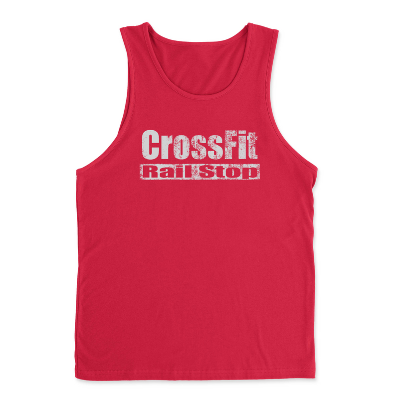 CrossFit Rail Stop Distressed Mens - Tank Top