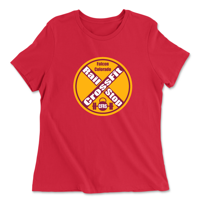 CrossFit Rail Stop Round Womens - Relaxed Jersey T-Shirt