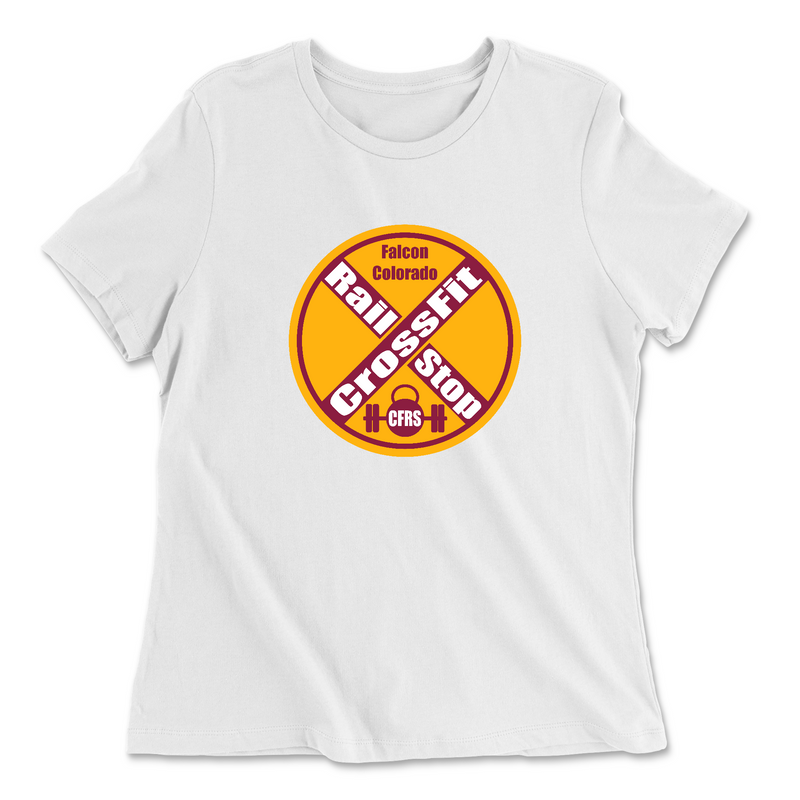 CrossFit Rail Stop Round Womens - Relaxed Jersey T-Shirt