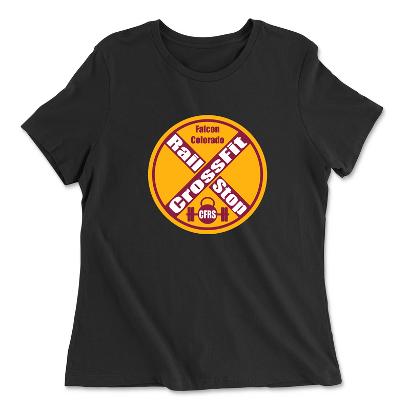 CrossFit Rail Stop Round Womens - Relaxed Jersey T-Shirt