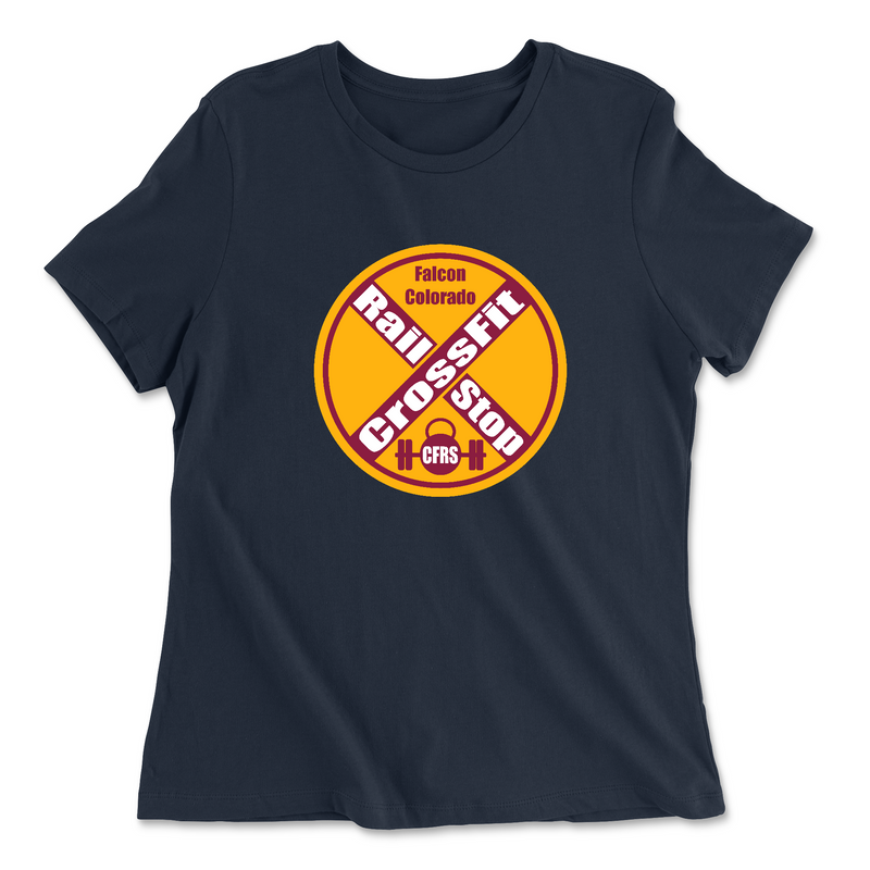 CrossFit Rail Stop Round Womens - Relaxed Jersey T-Shirt