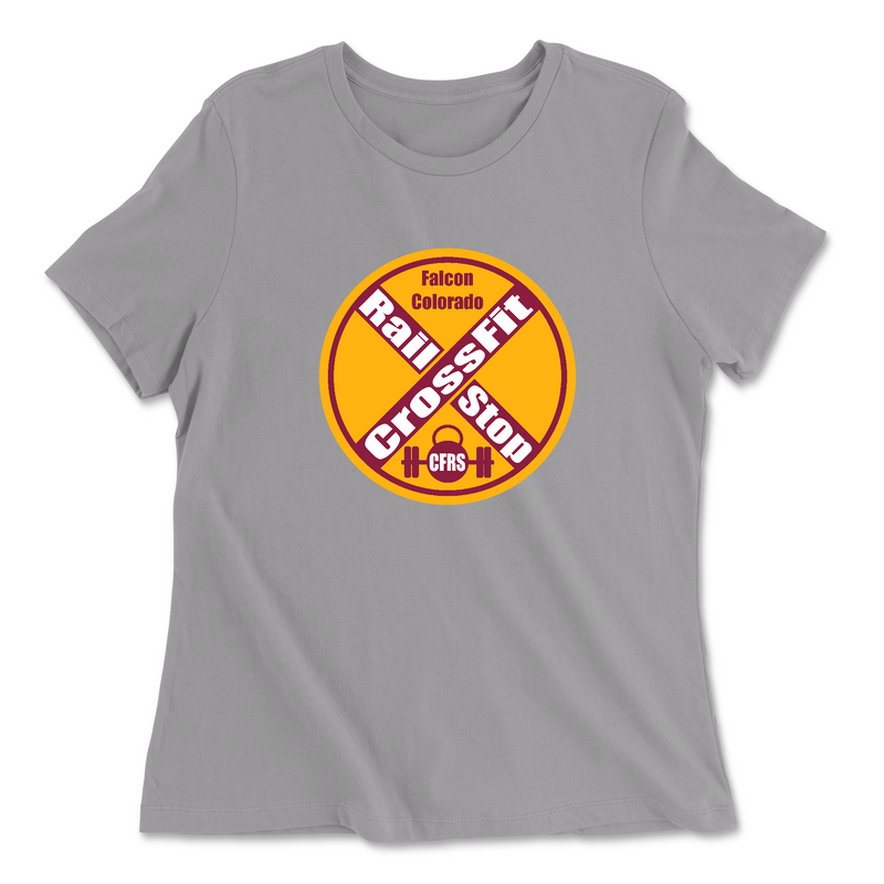 CrossFit Rail Stop Round Womens - Relaxed Jersey T-Shirt