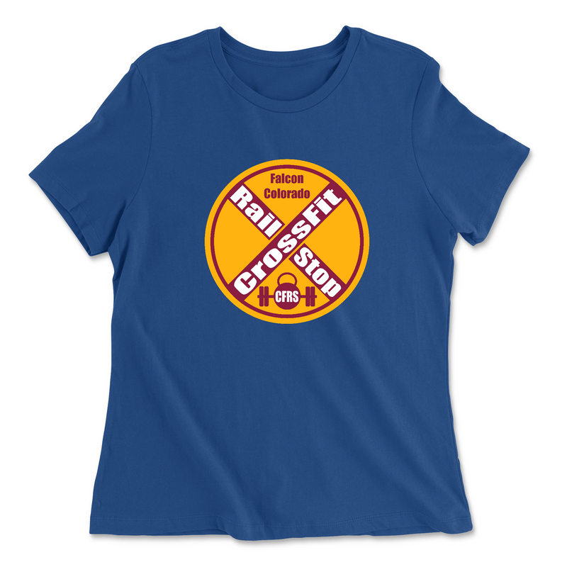 CrossFit Rail Stop Round Womens - Relaxed Jersey T-Shirt