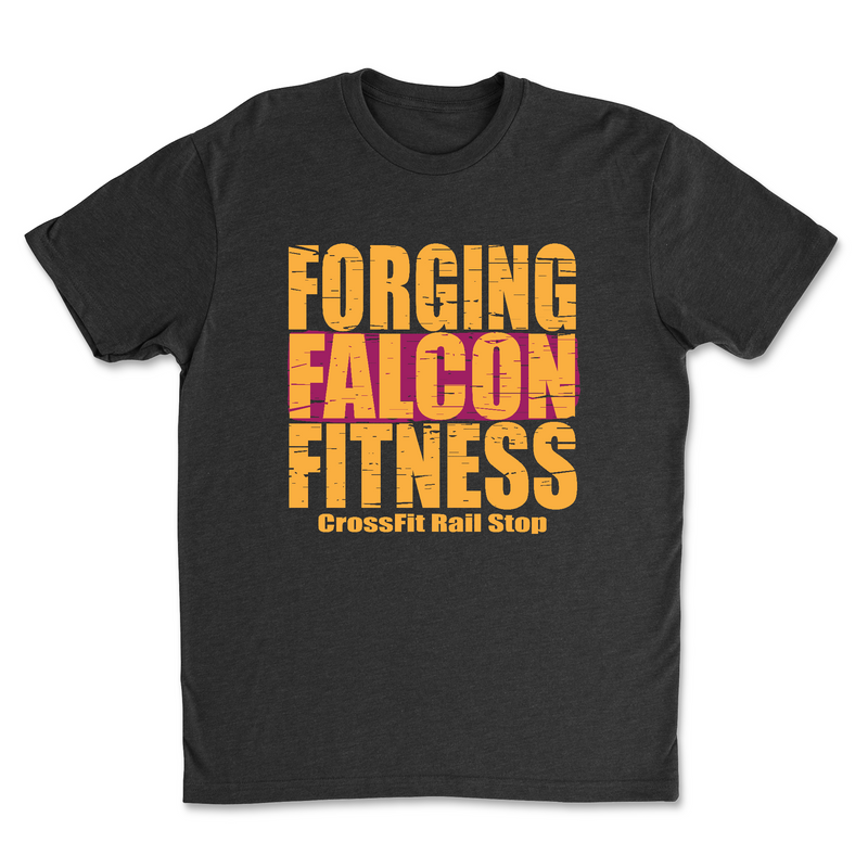CrossFit Rail Stop Forging Falcon Mens - T-Shirt