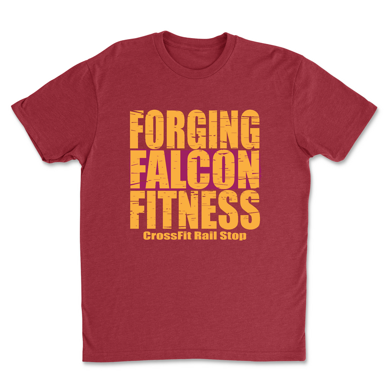 CrossFit Rail Stop Forging Falcon Mens - T-Shirt