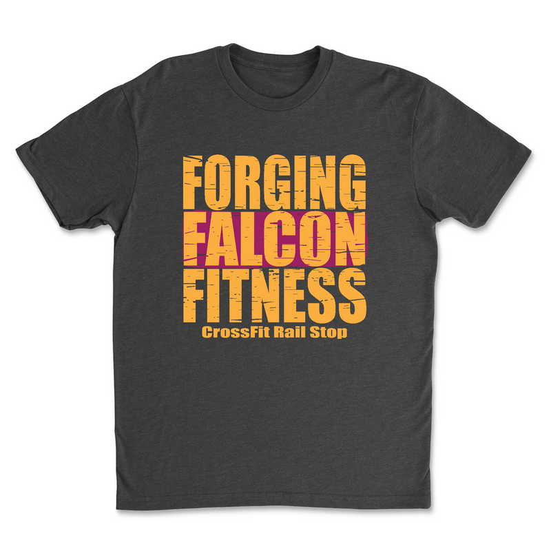 CrossFit Rail Stop Forging Falcon Mens - T-Shirt