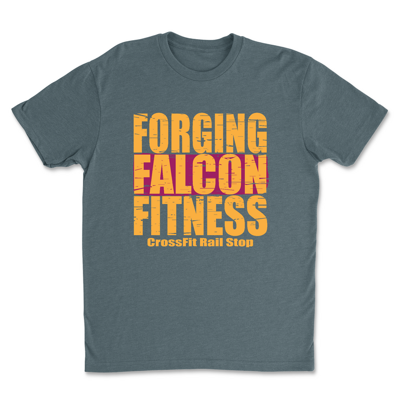 CrossFit Rail Stop Forging Falcon Mens - T-Shirt