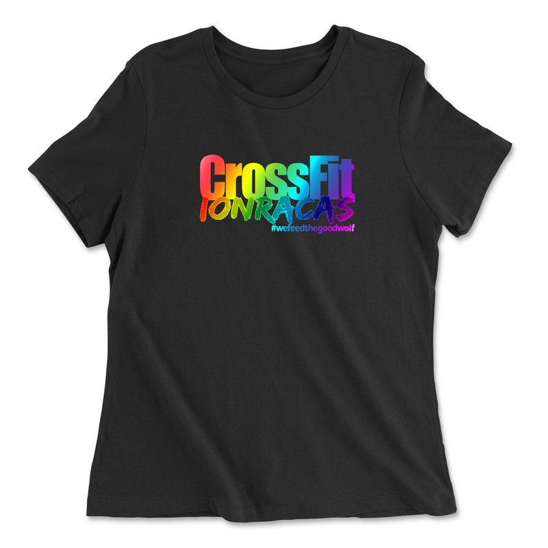 CrossFit Ionracas Rainbow Womens - Relaxed Jersey T-Shirt