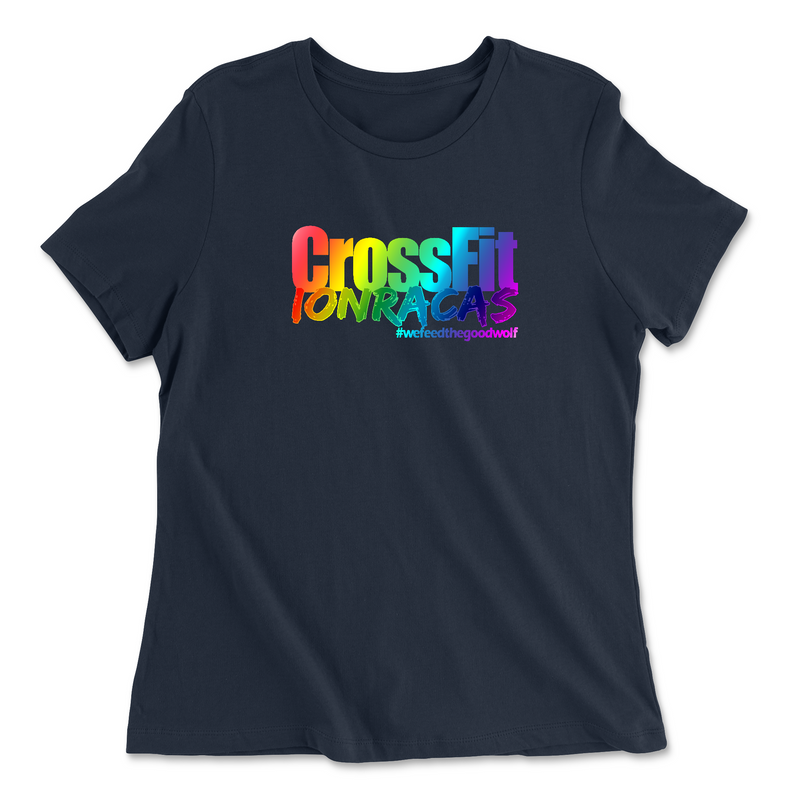 CrossFit Ionracas Rainbow Womens - Relaxed Jersey T-Shirt