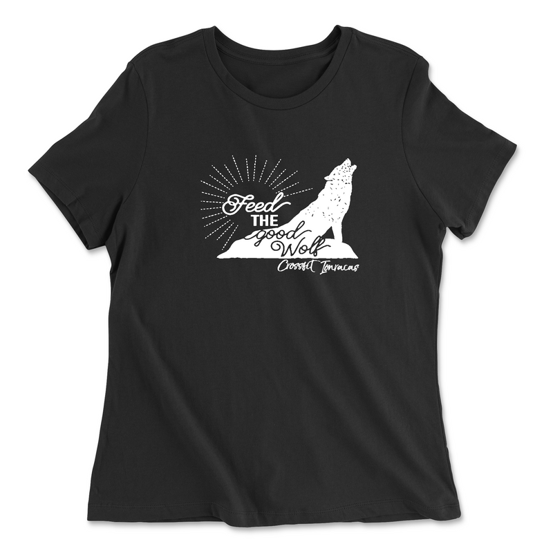 CrossFit Ionracas Feed the Wolf Womens - Relaxed Jersey T-Shirt