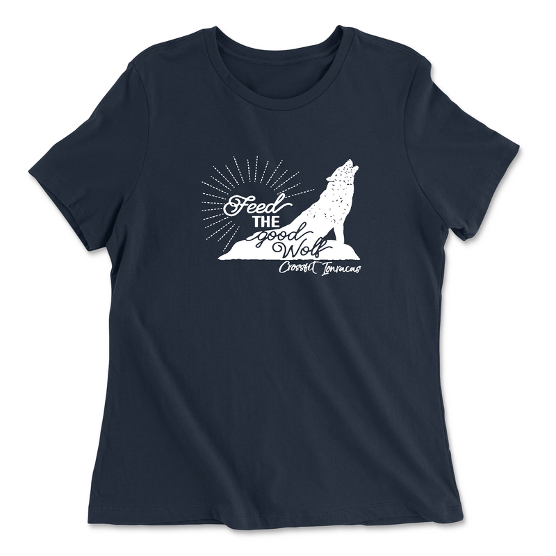 CrossFit Ionracas Feed the Wolf Womens - Relaxed Jersey T-Shirt