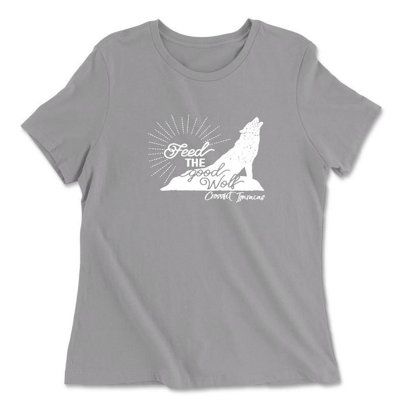 CrossFit Ionracas Feed the Wolf Womens - Relaxed Jersey T-Shirt