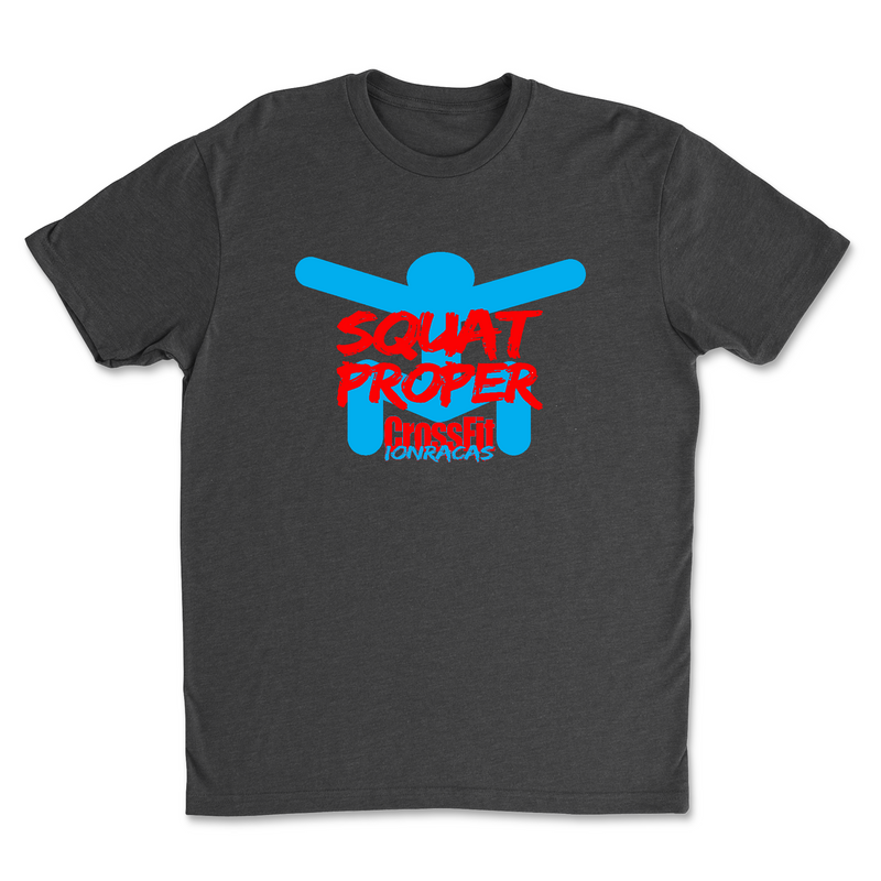 CrossFit Ionracas Squat Proper Mens - T-Shirt