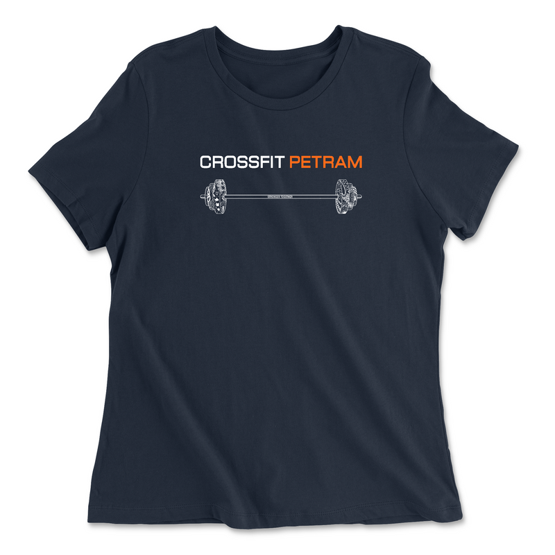 CrossFit Petram Barbell Womens - Relaxed Jersey T-Shirt