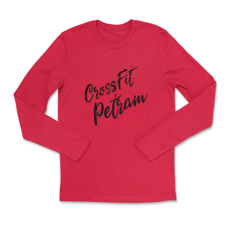 CrossFit Petram Cursive Black Mens - Long Sleeve