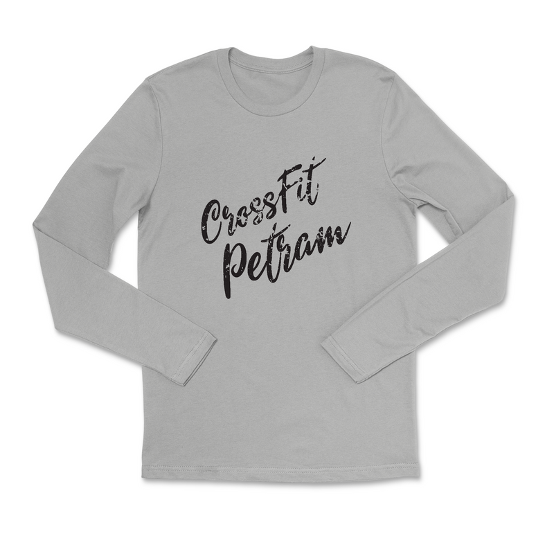 CrossFit Petram Cursive Black Mens - Long Sleeve