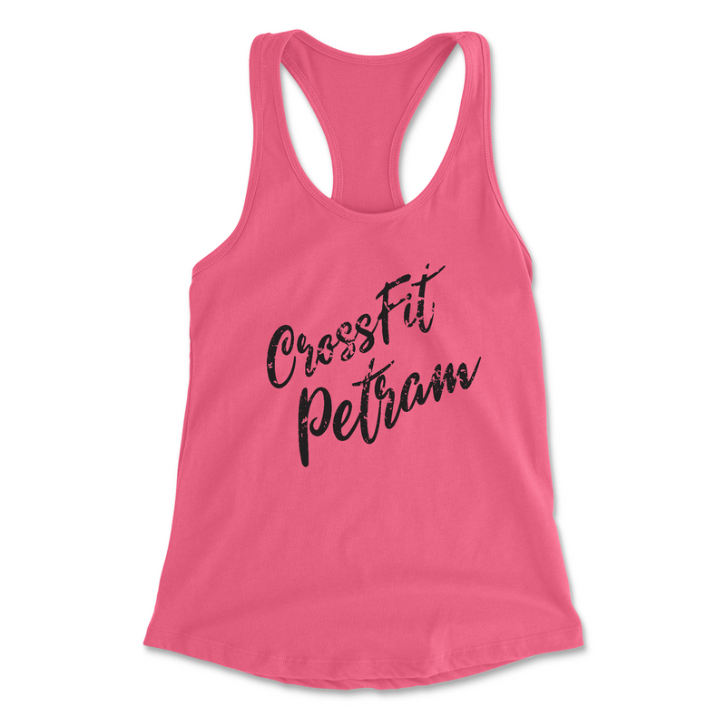 CrossFit Petram Cursive Black Womens - Tank Top