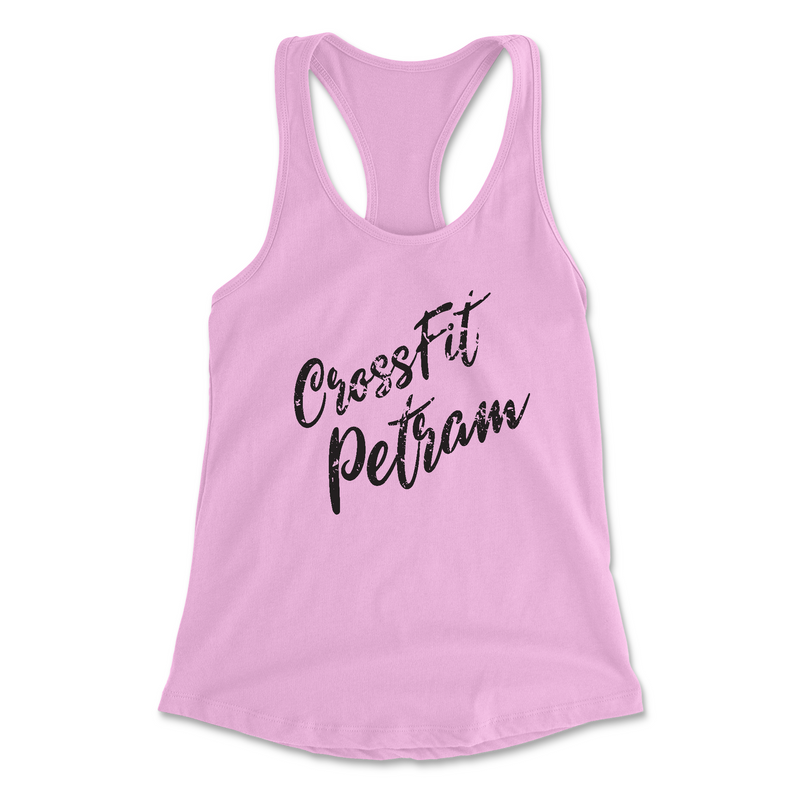CrossFit Petram Cursive Black Womens - Tank Top