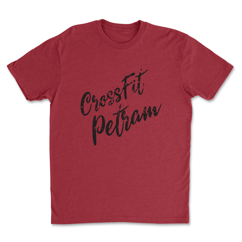 CrossFit Petram Cursive Black Mens - T-Shirt