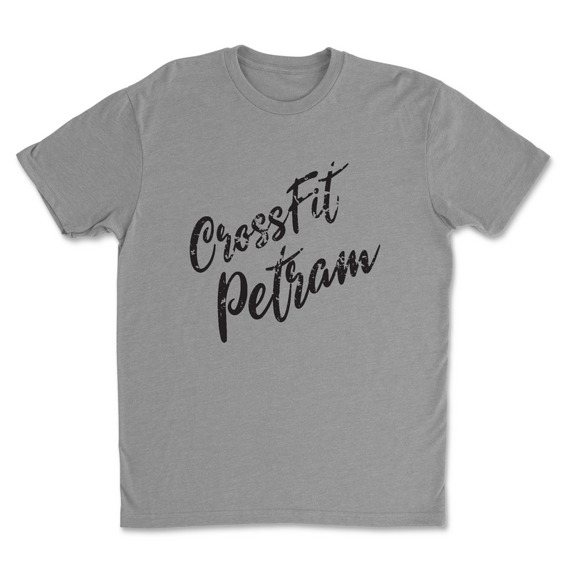 CrossFit Petram Cursive Black Mens - T-Shirt