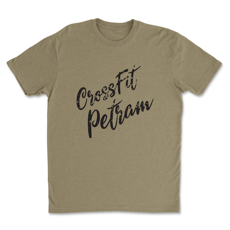 CrossFit Petram Cursive Black Mens - T-Shirt