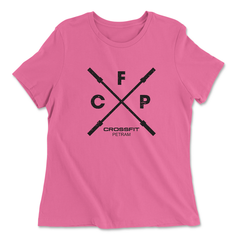 CrossFit Petram CFP Black Womens - Relaxed Jersey T-Shirt