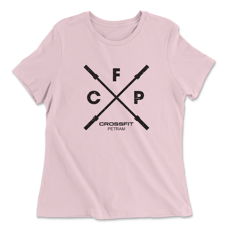 CrossFit Petram CFP Black Womens - Relaxed Jersey T-Shirt