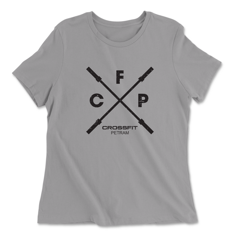 CrossFit Petram CFP Black Womens - Relaxed Jersey T-Shirt