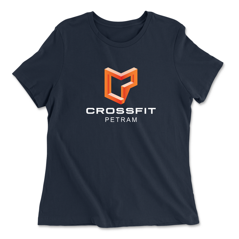 CrossFit Petram Standard White Womens - Relaxed Jersey T-Shirt