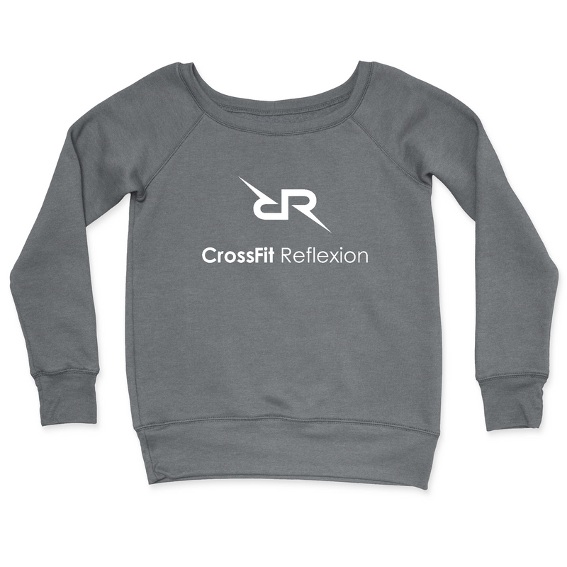 CrossFit Reflexion Standard White Womens - CrewNeck