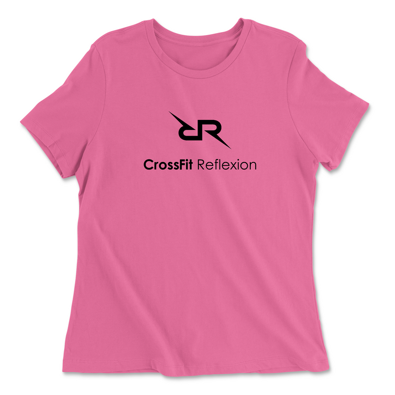 CrossFit Reflexion Standard Black Womens - Relaxed Jersey T-Shirt