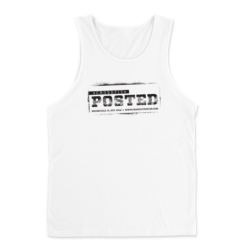Mens 2X-Large WHITE Tank Top