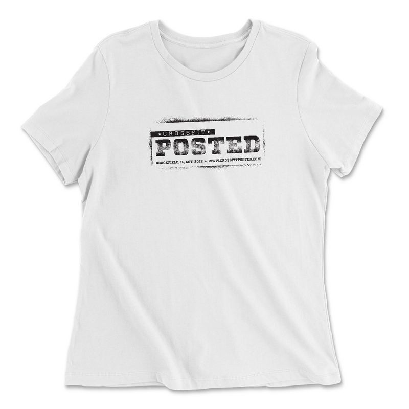 Womens 2X-Large WHITE Relaxed Jersey T-Shirt