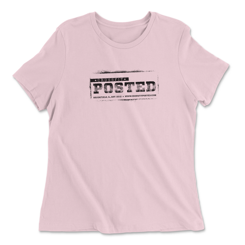 Womens 2X-Large PINK Relaxed Jersey T-Shirt
