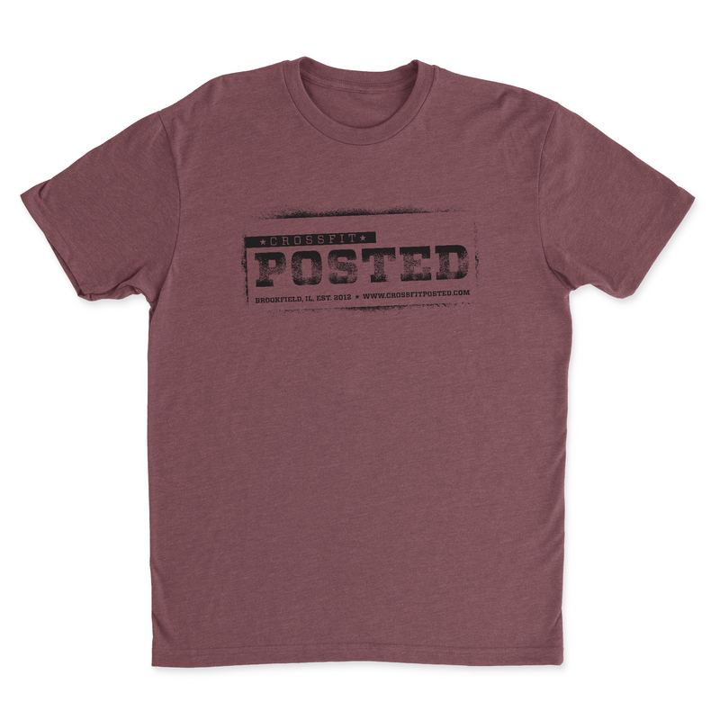 Mens 2X-Large HEATHER_MAROON T-Shirt