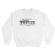 Mens 2X-Large WHITE Midweight Sweatshirt
