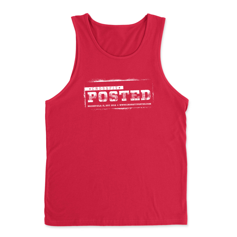 Mens 2X-Large RED Tank Top