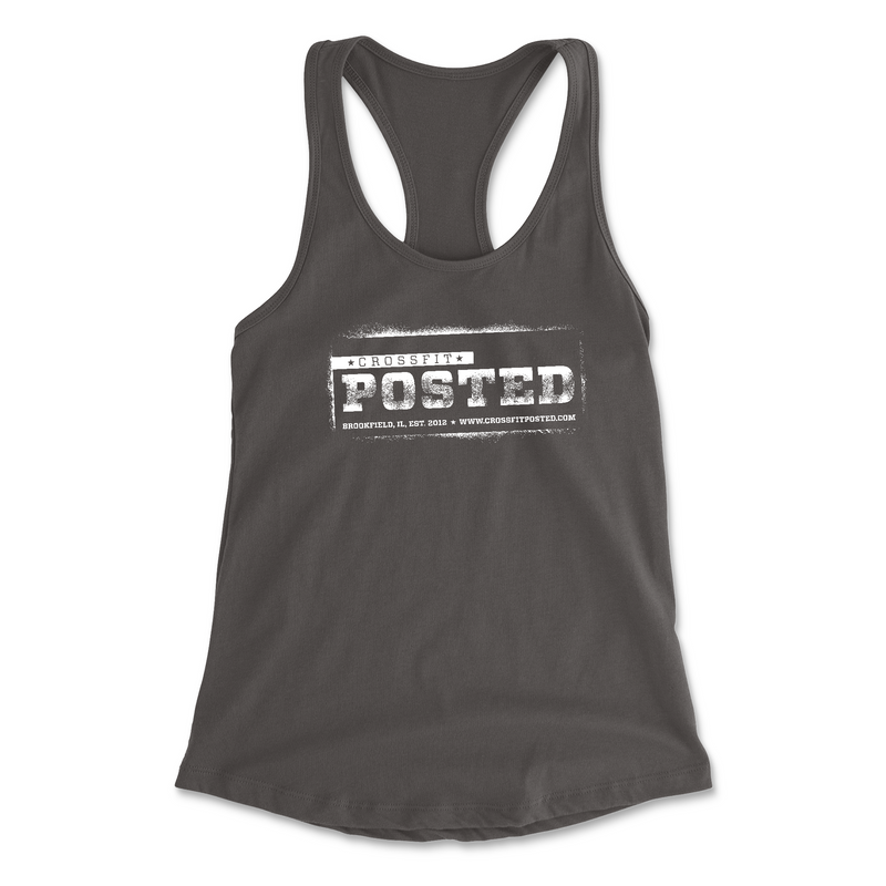 Womens 2X-Large DARK_GRAY Tank Top